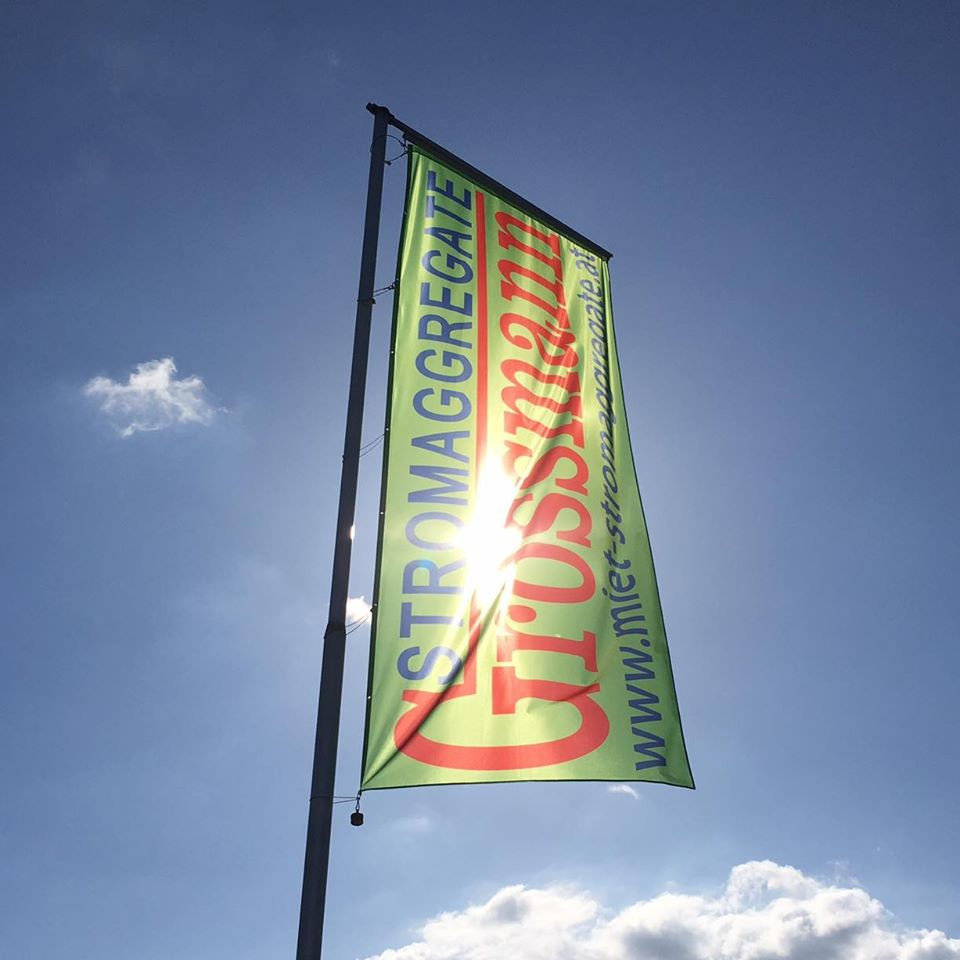 Firmenflagge der Stromaggregate Grossmann GmbH